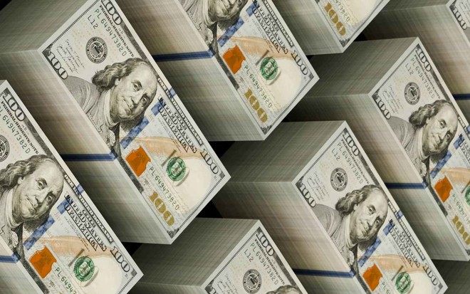 Imagem de cédulas de dólar